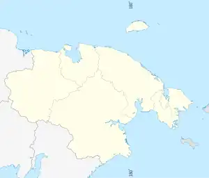 Shakhtyorsky is located in Chukotka Autonomous Okrug