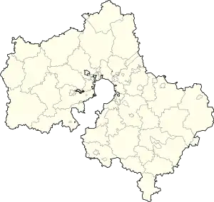 Fosforitny is located in Moscow Oblast