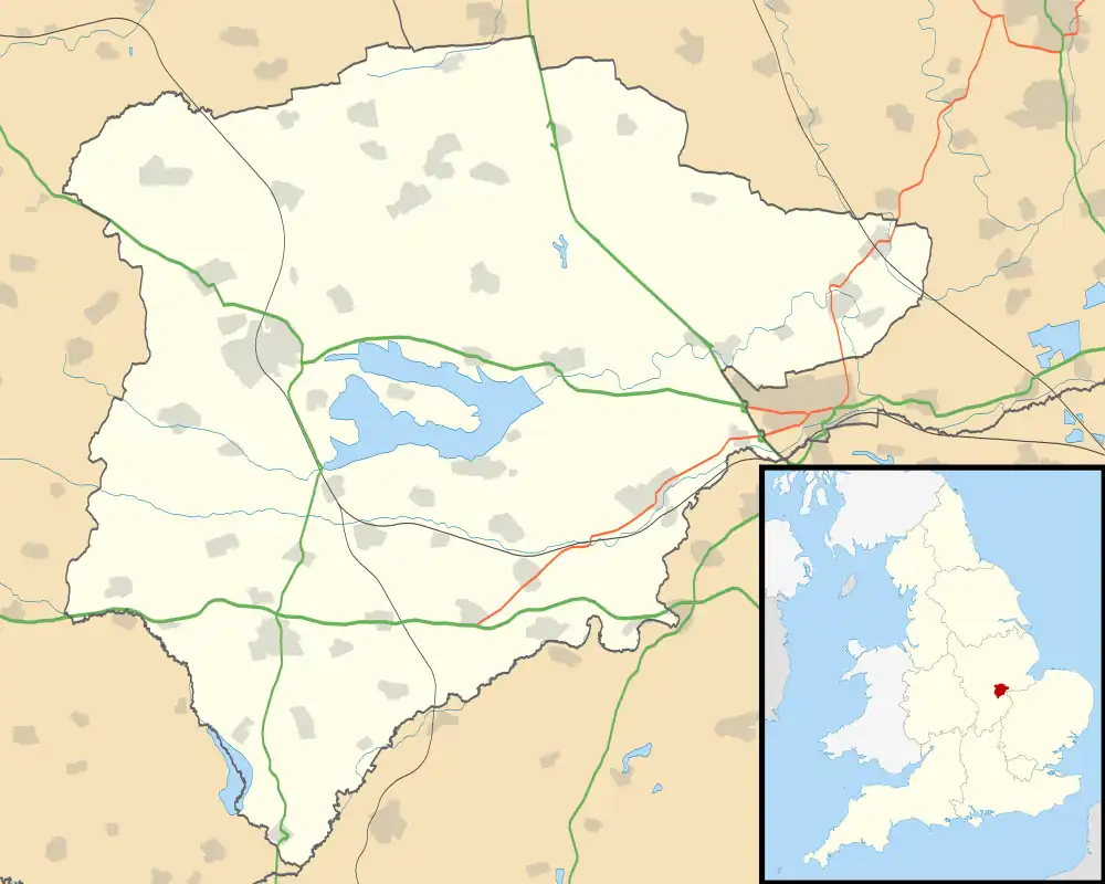 Tinwell is located in Rutland