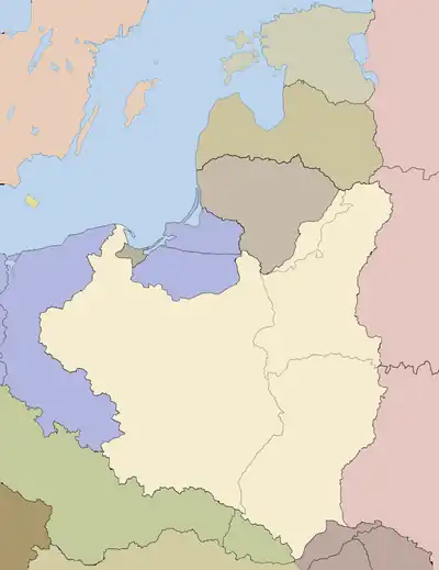 Kurdybań Warkowicki is located in Poland