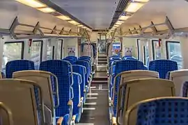 Inside the S-Bahn train