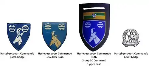 SADF era Hartebeespoort Commando insignia