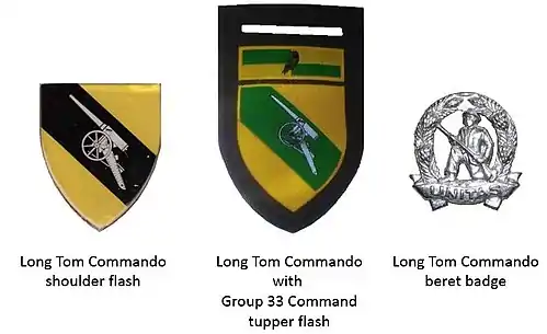 SADF era Long Tom Commando insignia