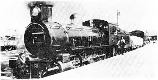 CSAR no. 450 with Drummond tubes, SAR no. 1141, c. 1910