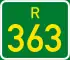 Regional route R363 shield