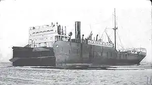 SS Liberty Glo after mine collision