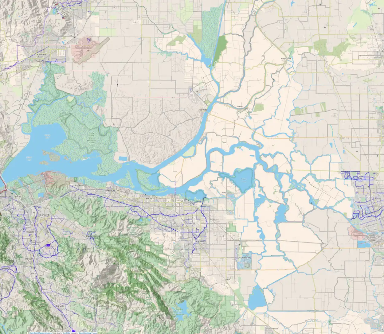 Decker Island is located in Sacramento-San Joaquin River Delta