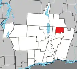 Location within Papineau RCM