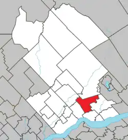 Location within Portneuf RCM