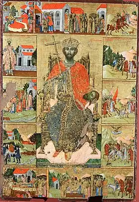 St. Jovan Vladimir, from the Ardenica Monastery in Albania (1739).