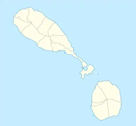 Dieppe Bay Town is located in Saint Kitts and Nevis