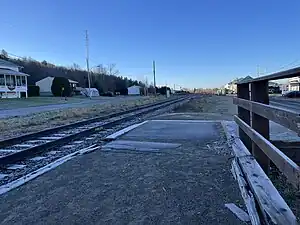 Former Via Rail Canada Station Platform, rue Marchildon'