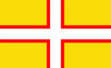 St. Wite's Cross (the flag of Dorset).