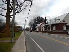 Intersection with Route 226 in Bécancour.