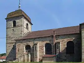 The church in Sainte-Marie-en-Chanois