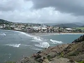 A view of Sainte-Marie from the islet