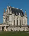 Southwest view of the Sainte-Chapelle