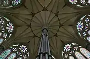 The vault of the chapter house at Salisbury Cathedral (1275–85)