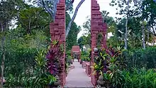 Sang Nila Utama Garden, Fort Canning Hill, Singapore.