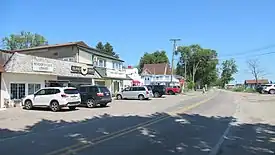 Looking north along S. Channel Drive