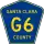 County Road G6 marker