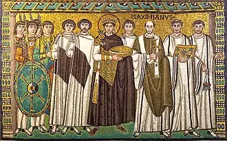 Byzantine art mosaics in Ravenna