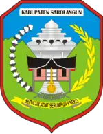 Coat of arms of Sarolangun Regency