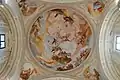 Apotheosis of San Lorenzo Martire, central dome, 1786, Church of San Lorenzo Martire, Nuvolera.