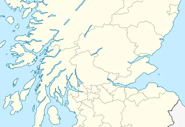 1990–91 Scottish Premier Division is located in Scotland Central Belt