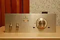 Rare HH Scott Model 350 Tube FM Multiplex Tuner with dealer installed Marantz faceplate.