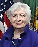 Janet Yellen  2023, 2017, 2015, and 2014  (Finalist in 2016)