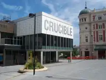 The Crucible Theatre, as seen from outside