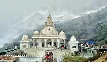 Jain temple at Samet Shikharji, the place from where twenty Tirthankars attained nirvana