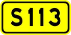 alt=S113 Expressway
 shield