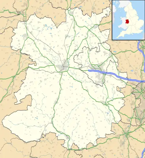 Lydham is located in Shropshire