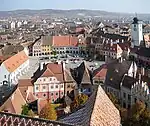 Sibiu (Hungarian: Nagyszeben, German: Hermannstadt)