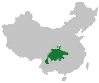 Sichuanese language region in China