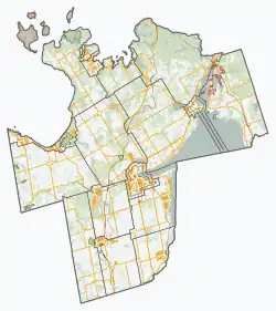 Springwater is located in Simcoe County