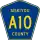 County Road A10 marker