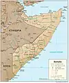 Administrative divisions of Somali Democratic Republic in 1991