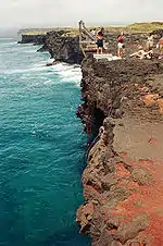 The Kaʻū district's Ka Lae Point, the southernmost point of any of the US States