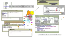 Screenshot of the Squeak/Smalltalk Morphic User Interface