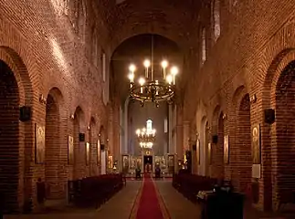 Interior of St. Sophia's Church, Sofia (6th century)