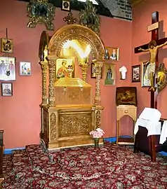 The Shrine of St Edward in the Church of St. Edward the Martyr, Brookwood (2018).