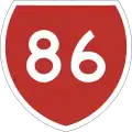 State Highway 86 shield}}