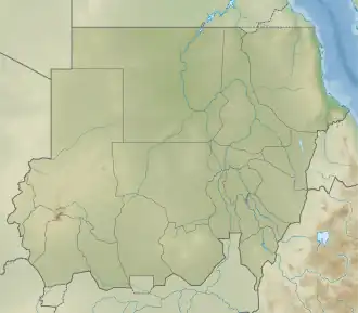 Location in Sudan