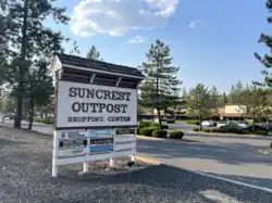 Shopping center on WA-291 in Suncrest