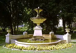 Fountain in the old park