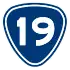 Provincial Highway 19 shield}}