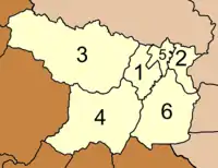 Map of subdistricts